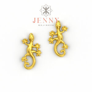 Gecko Earrings