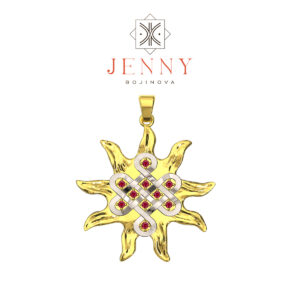 Solar Celestial Turtle Pendant